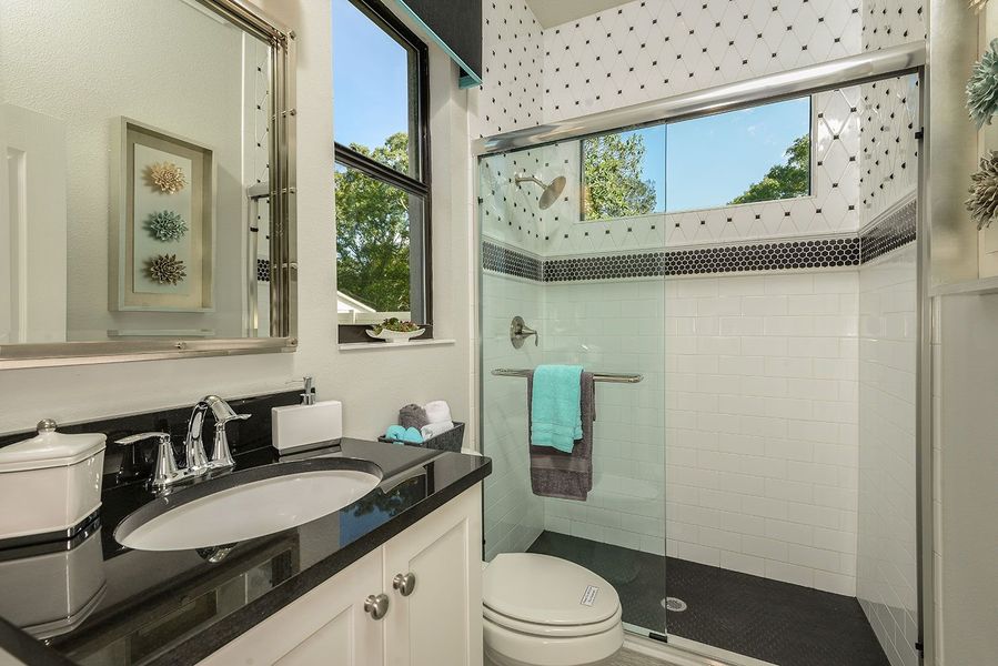 2D floor plan layout for the Carrington I by Mobley Homes in Sunset Estates, Lutz, FL (Image 19).