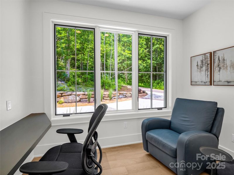 Furnished interior view inside a new home in , Mill Spring (Image 32).