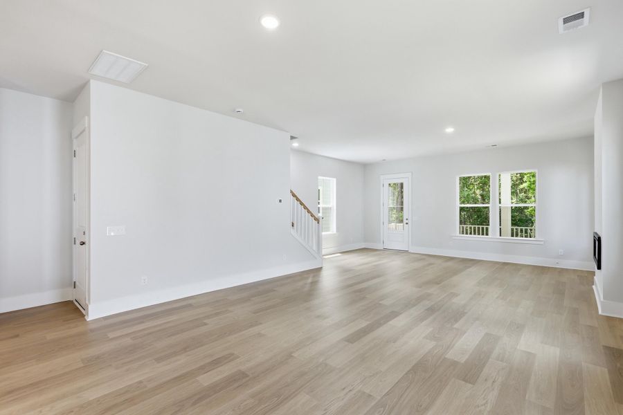 Spacious, unfurnished interior of a new home in Indigo Grove Single Family Homes, Johns Island (Image 16).