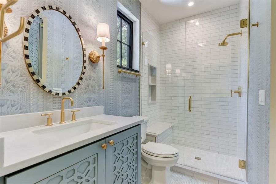 guest bathroom on second floor