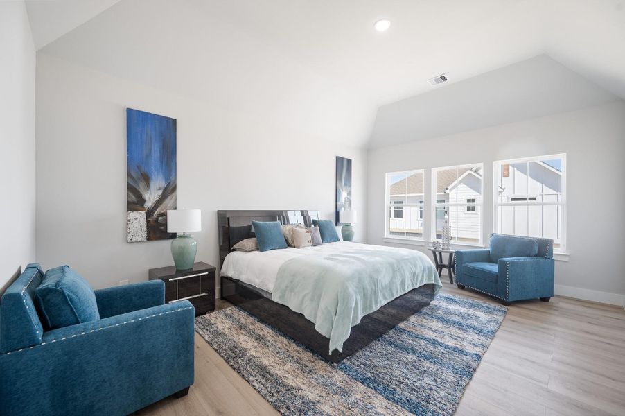 Furnished interior view inside a new home in Metro Village, Houston (Image 7).