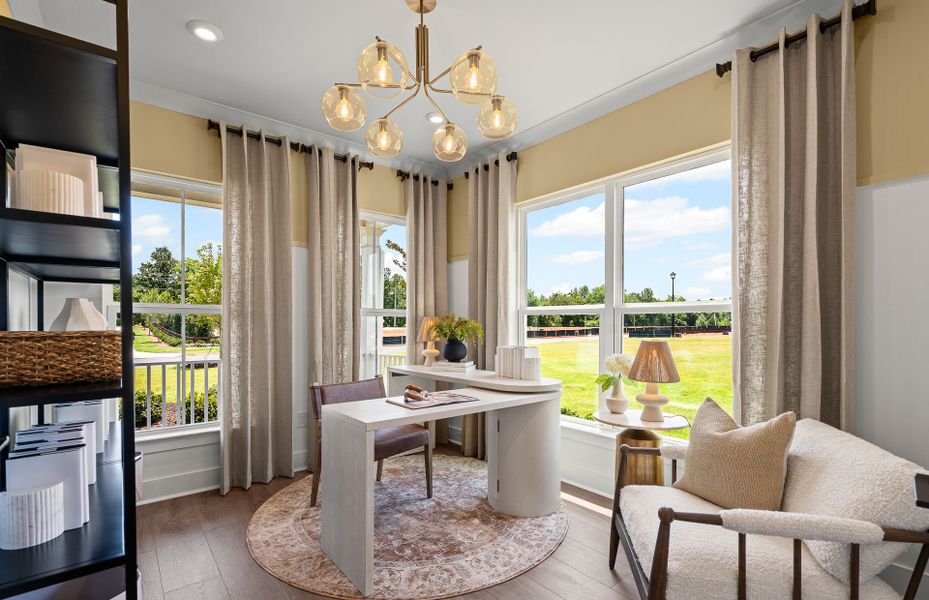 Representative furnished interior of a home built from the Riverton by Pulte Homes in Creekside at Skelton, Hoschton (Image 12).