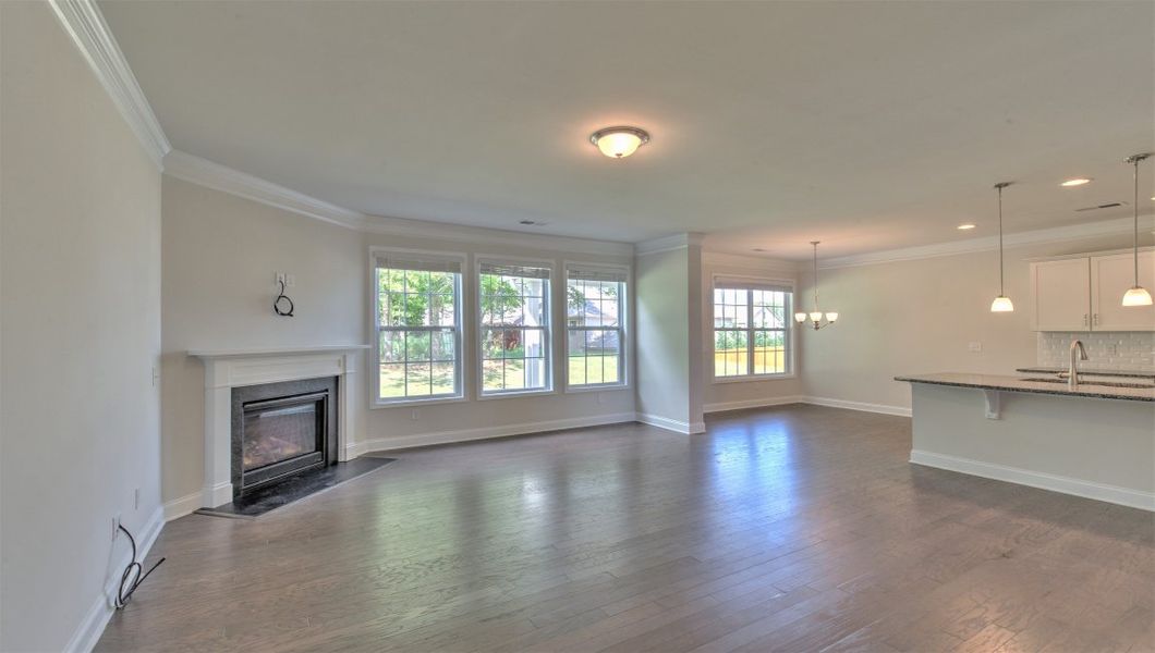 Spacious, unfurnished interior of a new home in Reserve at Tap Root Farms, Fletcher (Image 20). Spacious, unfurnished interior of a new home in Reserve at Tap Root Farms, Fletcher (Image 20).