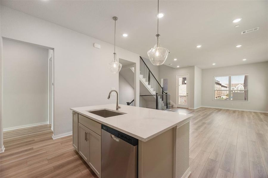 Furnished interior view inside a new home in , Frisco (Image 6).