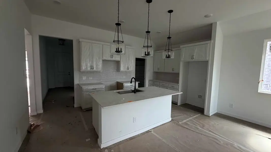 Kitchen Construction Progress featuring the Harmony Collection