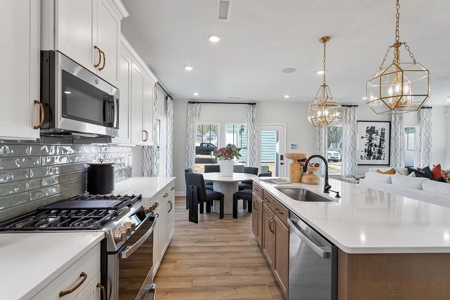 Furnished interior view inside a new home in Six Oaks, Summerville (Image 8).