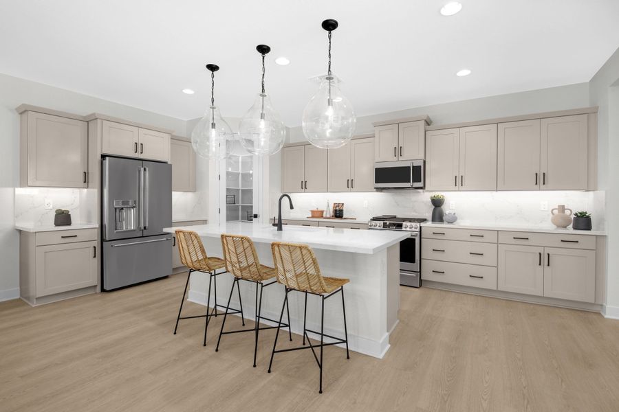 Representative furnished interior of a home built from the Compass by Taylor Morrison in Combs Ranch Journey Collection, San Tan Valley (Image 6).