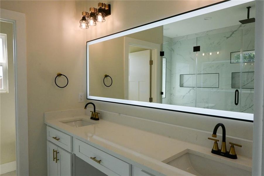 Furnished interior view inside a new home in , Loganville (Image 8).