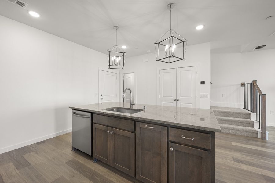 Furnished interior view inside a new home in Wildridge, Oak Point (Image 8).