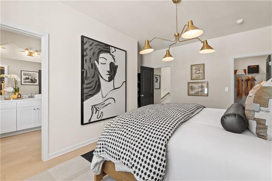 Furnished interior view inside a new home in Silverock, McDonough (Image 27).