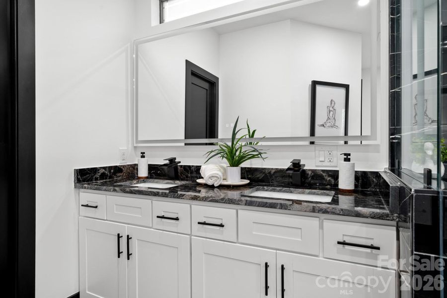 Furnished interior view inside a new home in , Mills River (Image 33).