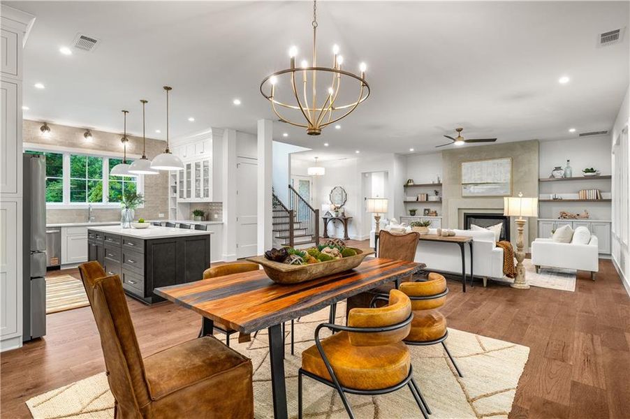 Furnished interior view inside a new home in , Powder Springs (Image 11).