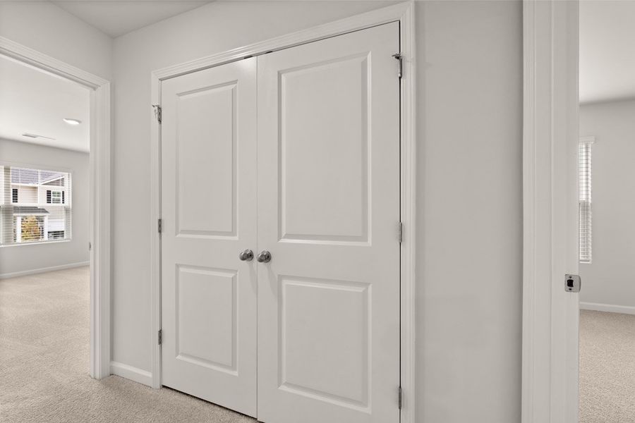 Representative unfurnished interior of a home built from the Mansfield by D.R. Horton in Southwind Village, Evans (Image 34).