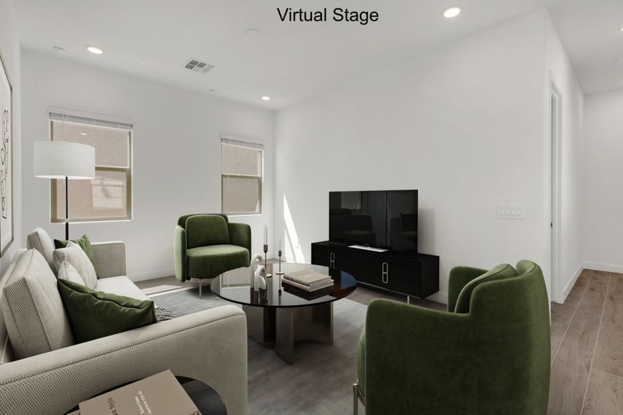 Furnished interior view inside a new home in Saguaro Reserve II, Marana (Image 8).