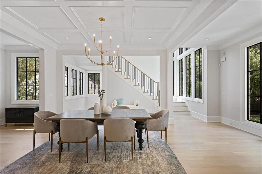 Furnished interior view inside a new home in , Atlanta (Image 15).