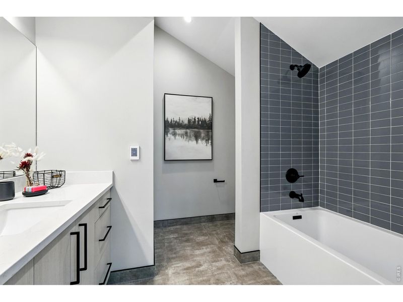 Furnished interior view inside a new home in , Boulder (Image 37). Furnished interior view inside a new home in , Boulder (Image 37).