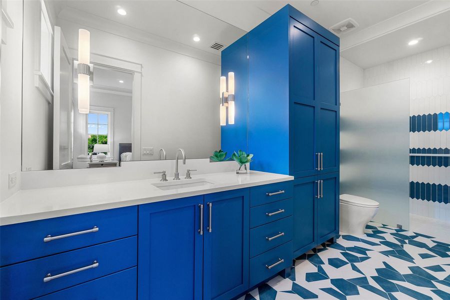 Furnished interior view inside a new home in , Delray Beach (Image 31). Furnished interior view inside a new home in , Delray Beach (Image 31).