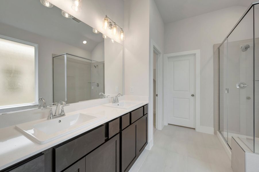 Furnished interior view inside a new home in The Meadows, Denton (Image 6).