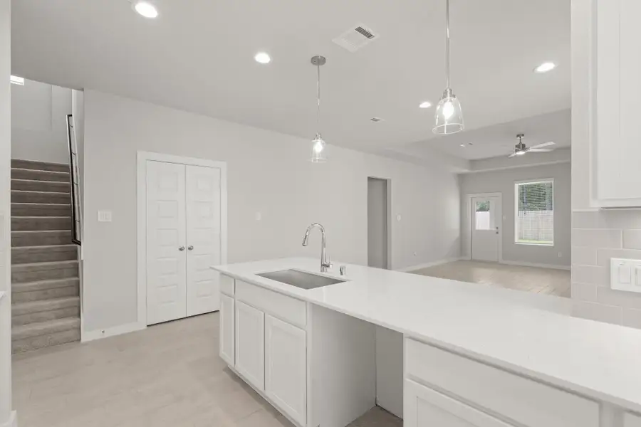 Furnished interior view inside a new home in Cypresswood Landing, Humble (Image 3). Furnished interior view inside a new home in Cypresswood Landing, Humble (Image 3).