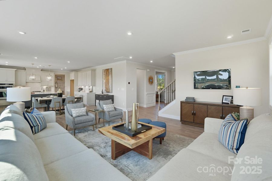 Furnished interior view inside a new home in Blair Place, Monroe (Image 26).