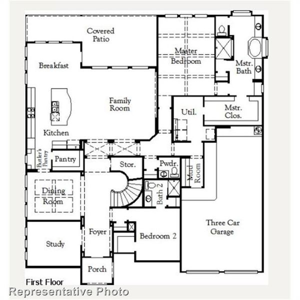 Pineland First Floor Plan