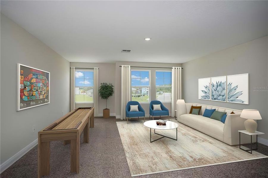 Furnished interior view inside a new home in Mirada, San Antonio (Image 3).