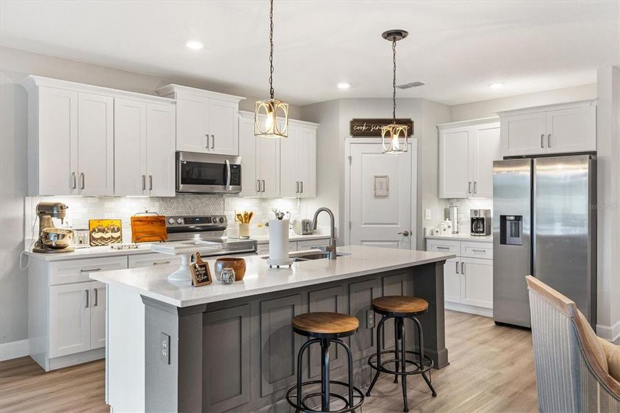Furnished interior view inside a new home in , Summerfield (Image 10). Furnished interior view inside a new home in , Summerfield (Image 10).