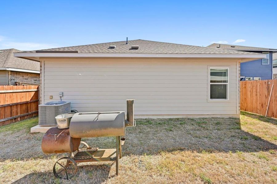 Exterior details and patio area of a home in Thunder Rock: Classic Collection, Marble Falls (Image 20). Exterior details and patio area of a home in Thunder Rock: Classic Collection, Marble Falls (Image 20).