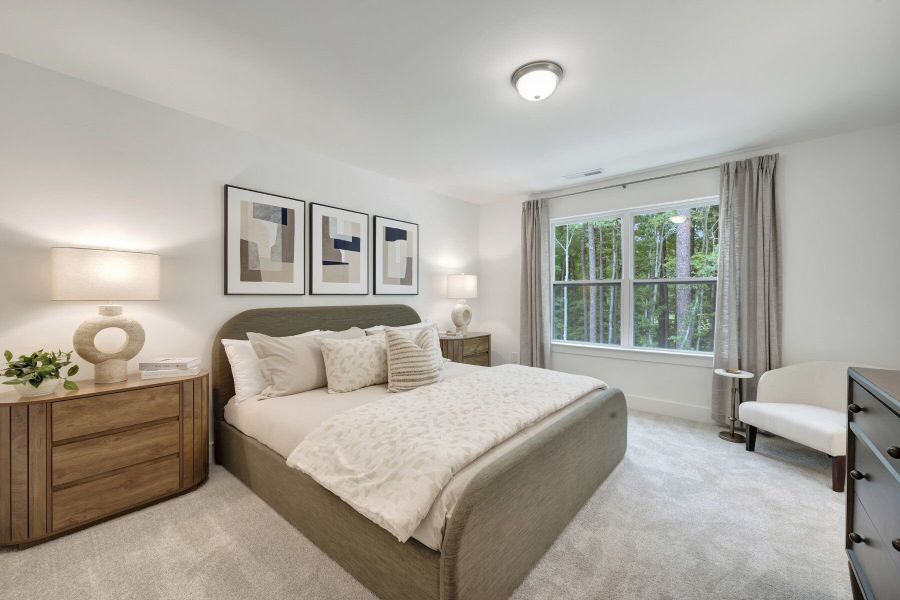Representative furnished interior of a home built from the Aurora by Mattamy Homes in Ashmore Townes, Garner (Image 13).