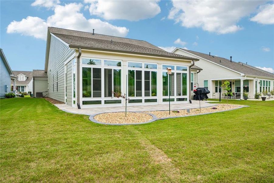 Exterior details and patio area of a home in , Hoschton (Image 31). Exterior details and patio area of a home in , Hoschton (Image 31).