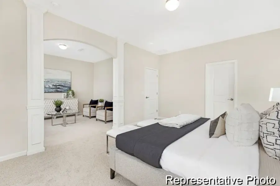 Furnished interior view inside a new home in Huntington Hills, Lincolnton (Image 20). Furnished interior view inside a new home in Huntington Hills, Lincolnton (Image 20).