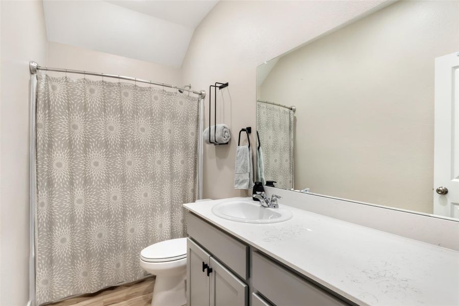 Furnished interior view inside a new home in Pinewood at Grand Texas, New Caney (Image 6).