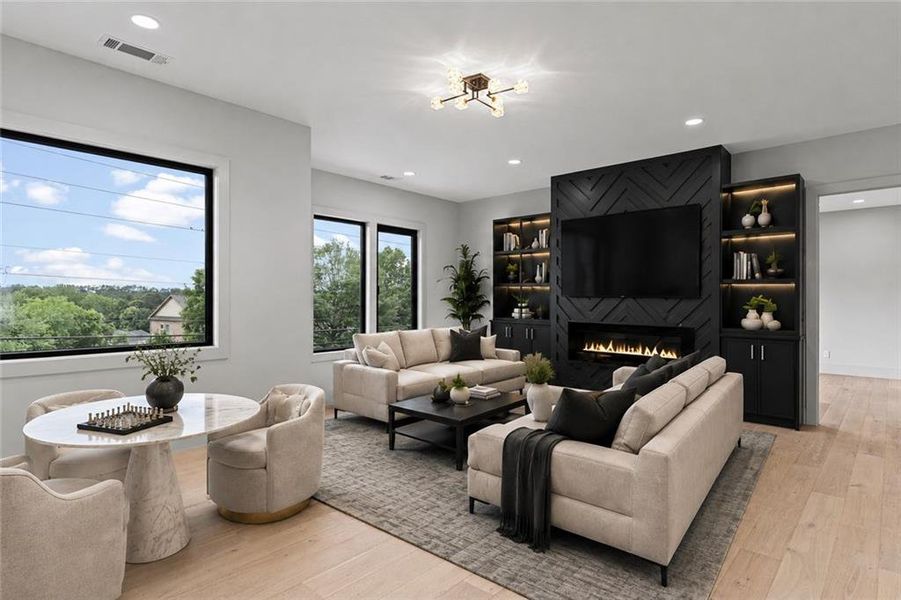 Furnished interior view inside a new home in , Lawrenceville (Image 37).