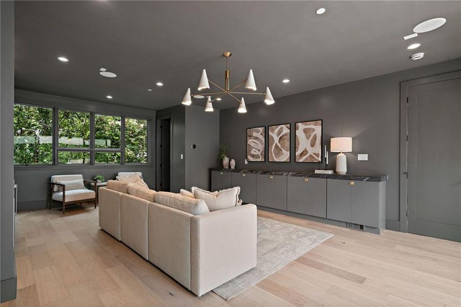 Furnished interior view inside a new home in , Atlanta (Image 33).