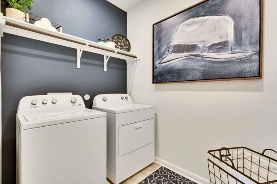 Paige plan, laundry room