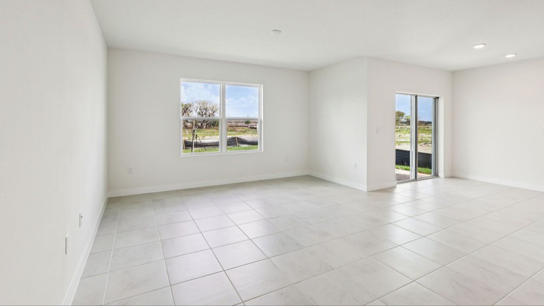 Representative furnished interior of a home built from the Baker by DRB Homes in Willowbrook North, Winter Haven (Image 7).