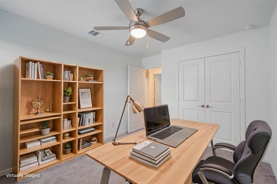 Furnished interior view inside a new home in , Richmond (Image 5).