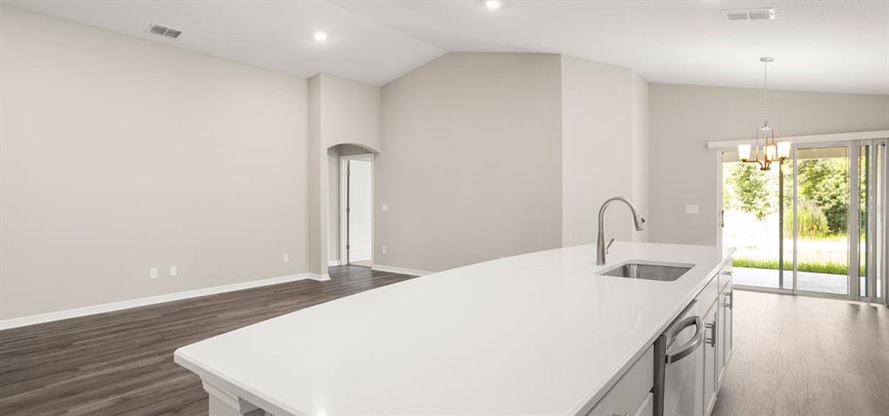 Furnished interior view inside a new home in The Crossings - Single-Family Homes, St. Cloud (Image 5).
