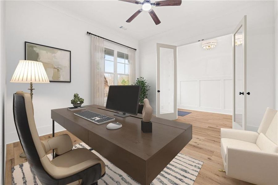 Furnished interior view inside a new home in , Jefferson (Image 11).