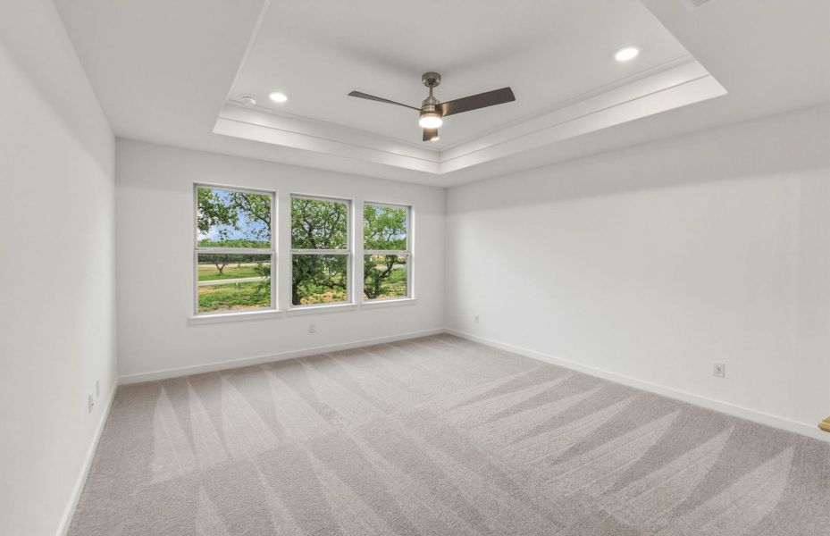 Spacious, unfurnished interior of a new home in Wolf Ranch, Georgetown (Image 18). Spacious, unfurnished interior of a new home in Wolf Ranch, Georgetown (Image 18).