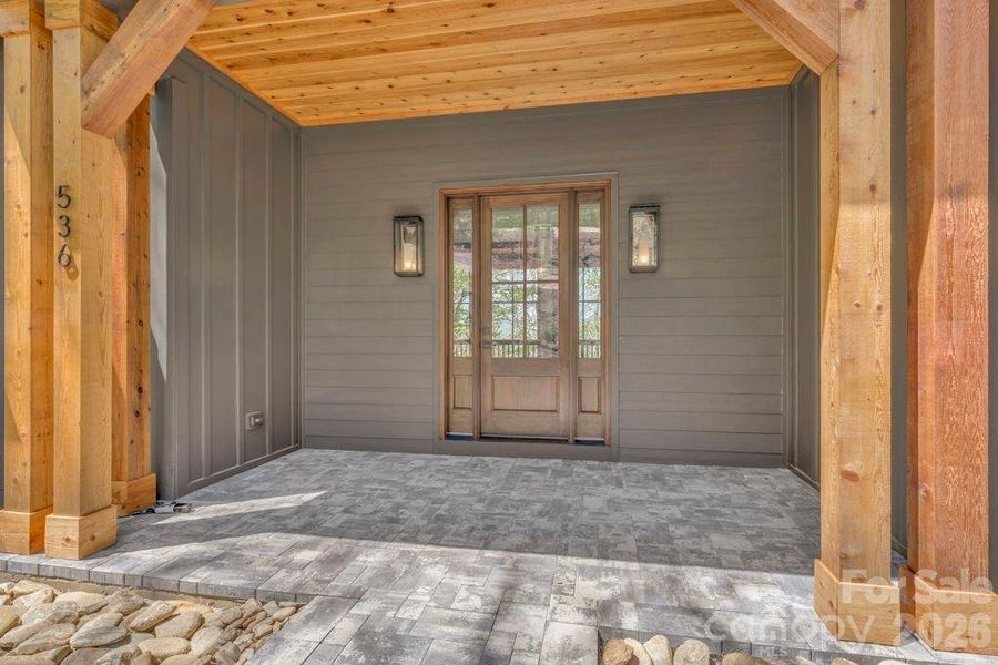 Covered front entry Covered front entry