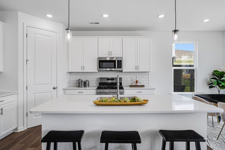Representative furnished interior of a home built from the Madison Signature by Taylor Morrison in The Coves on Lake Wylie, Charlotte (Image 11).