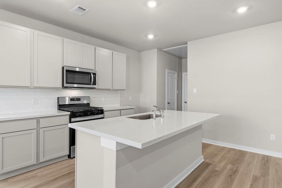Furnished interior view inside a new home in Windrose Green, Angleton (Image 9).