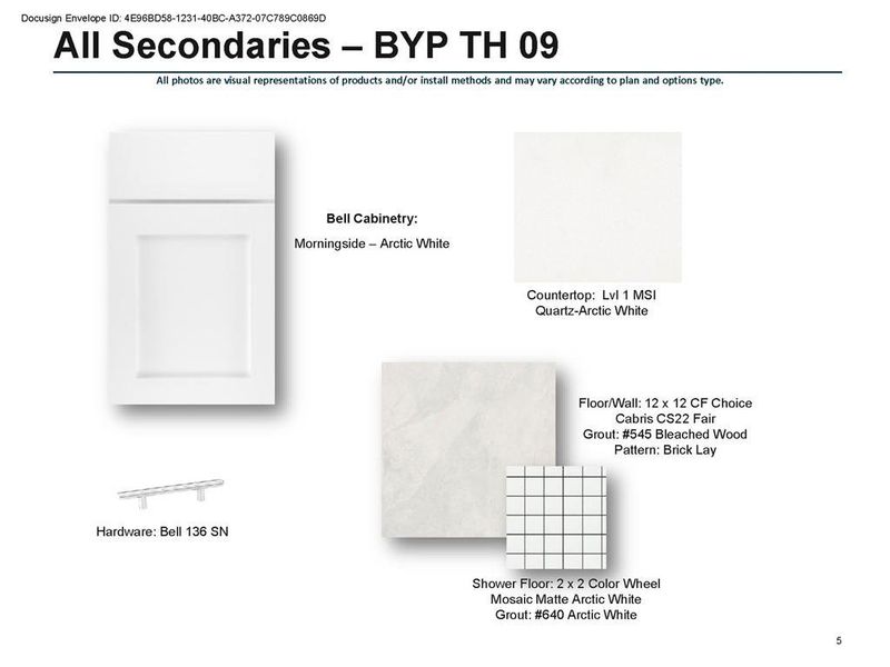 Sample of building materials used in homes in Byers Park, Alpharetta (Image 43).