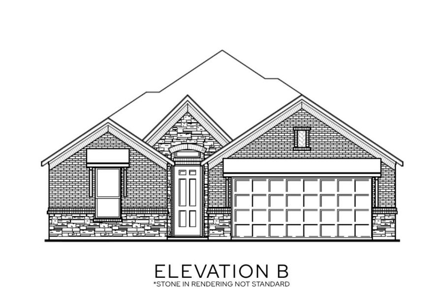 Representative rendering of the exterior for the The Alamo by Lillian Custom Homes (Image 5). Representative rendering of the exterior for the The Alamo by Lillian Custom Homes (Image 5).