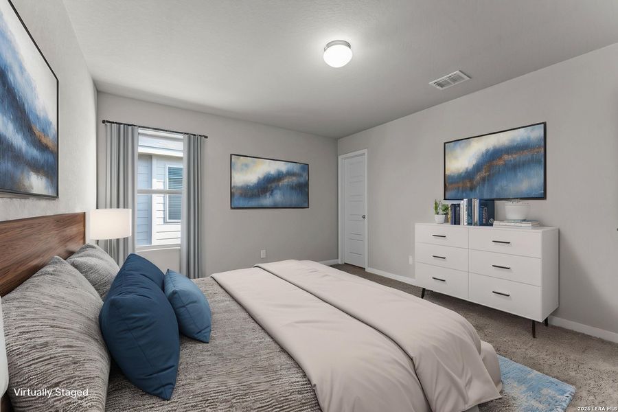 Furnished interior view inside a new home in Verano Farms, San Antonio (Image 9).