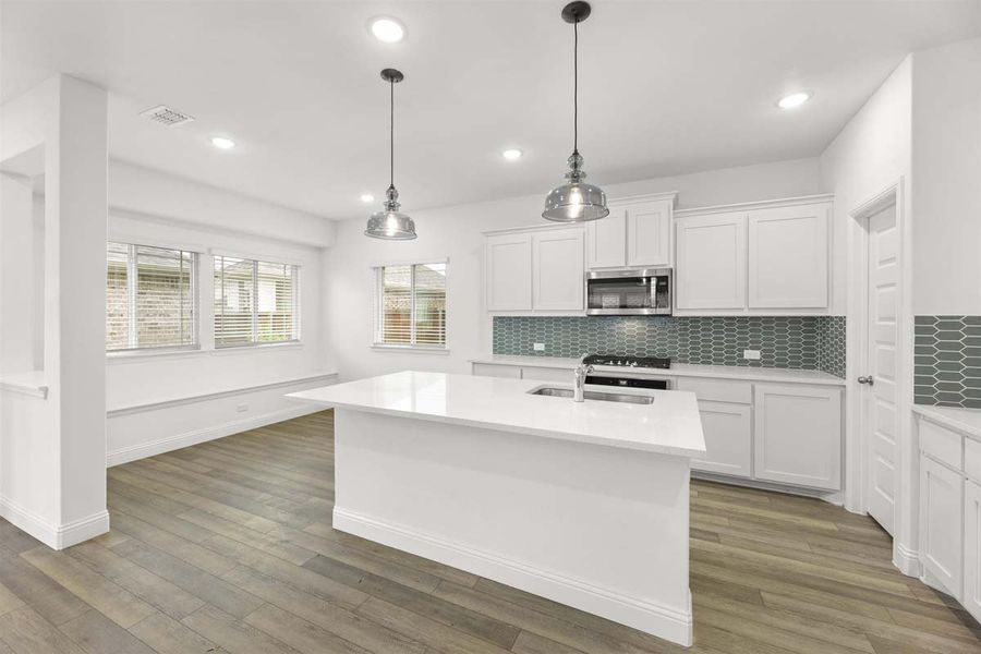 Representative furnished interior of a home built from the Aston Park by Pacesetter Homes in Keeneland, Aubrey (Image 8). Representative furnished interior of a home built from the Aston Park by Pacesetter Homes in Keeneland, Aubrey (Image 8).