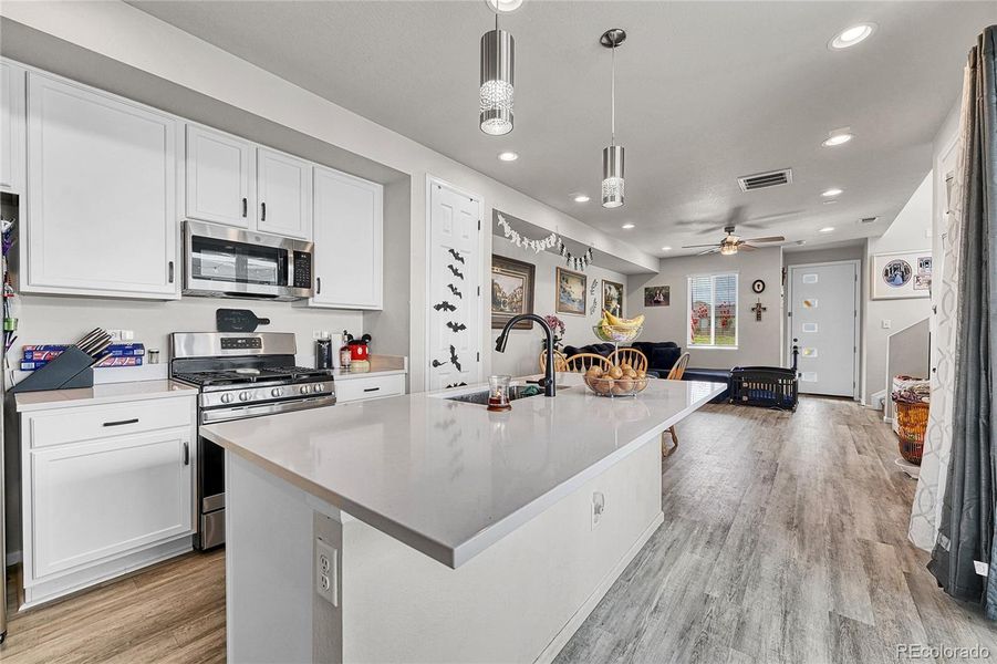 Furnished interior view inside a new home in Urban Collection at Copperleaf, Aurora (Image 7).