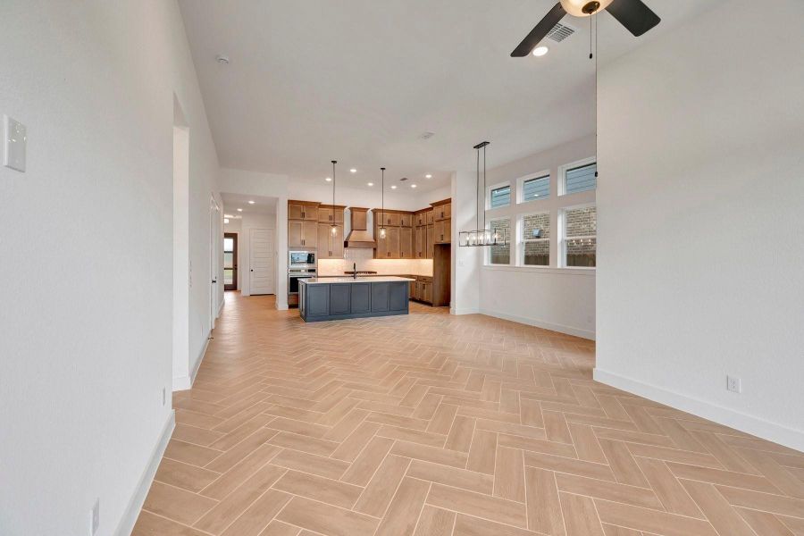 Spacious, unfurnished interior of a new home in Elyson - Reserve Collection, Katy (Image 21). Spacious, unfurnished interior of a new home in Elyson - Reserve Collection, Katy (Image 21).