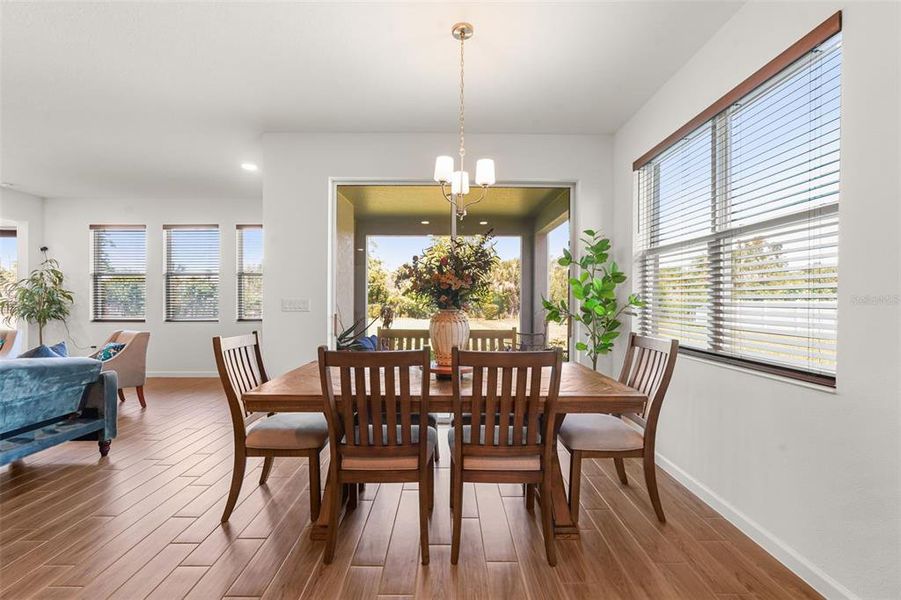 Furnished interior view inside a new home in Estates at Rivercrest, Sanford (Image 8).